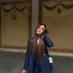 Rocío Osorno en Milán vestida de Zara
