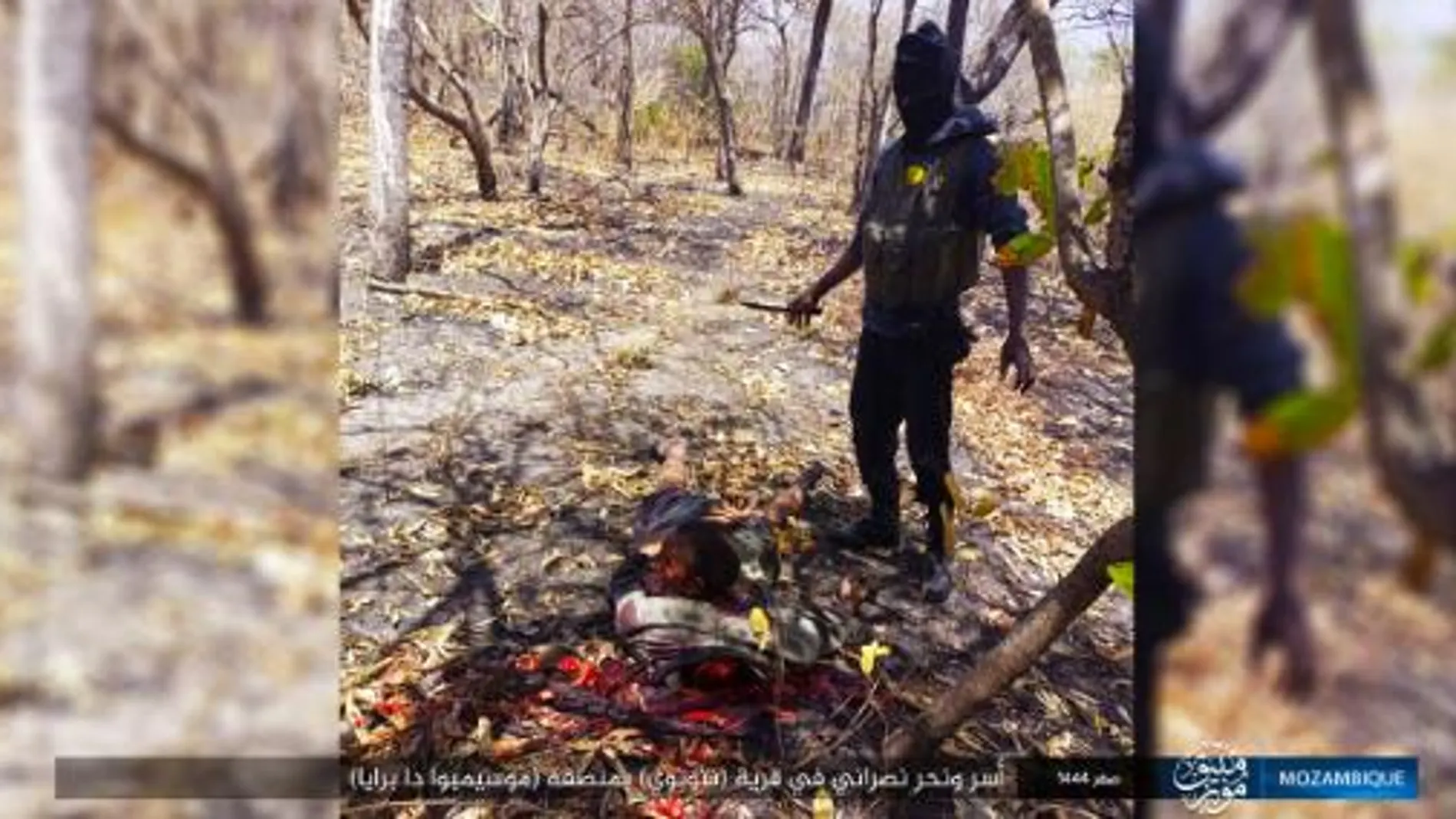 Imagen del crimen difundida por el Estado Islámico