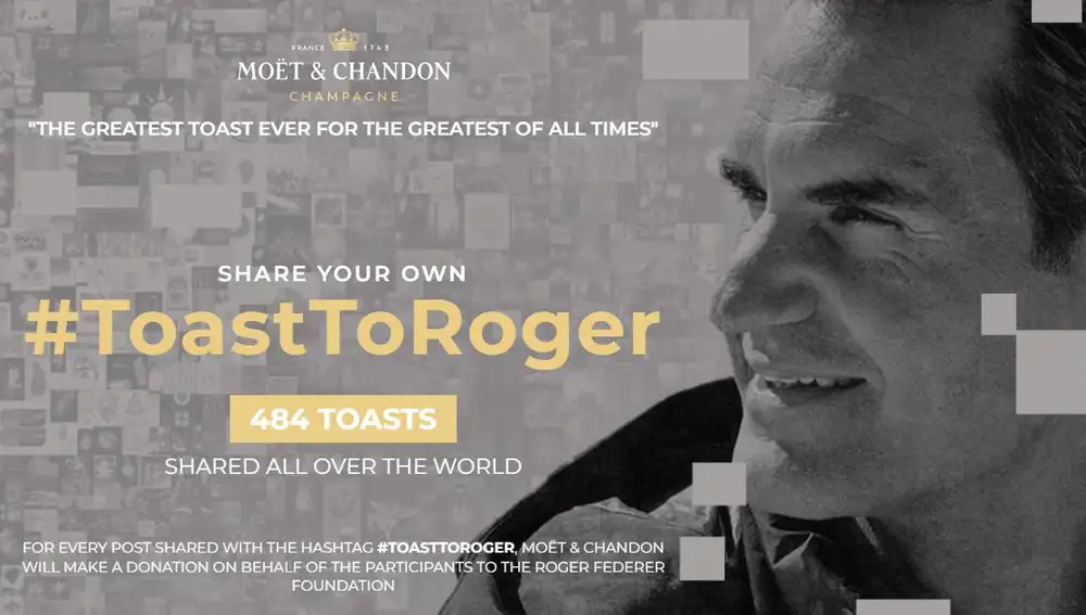 Campaña Toast To Roger.