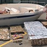 Hachís incautado en dos operaciones en Almería
