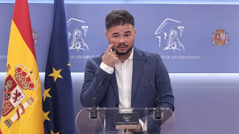 El portavoz parlamentario de ERC en el Congreso, Gabriel Rufián.