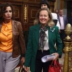 Las ministras de Hacienda y Economía, María Jesús Montero y Nadia Calviño