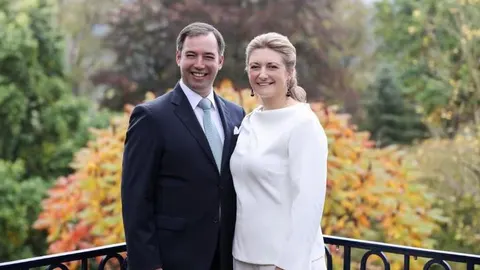 Los príncipes Guillermo y Stéphanie de Luxemburgo