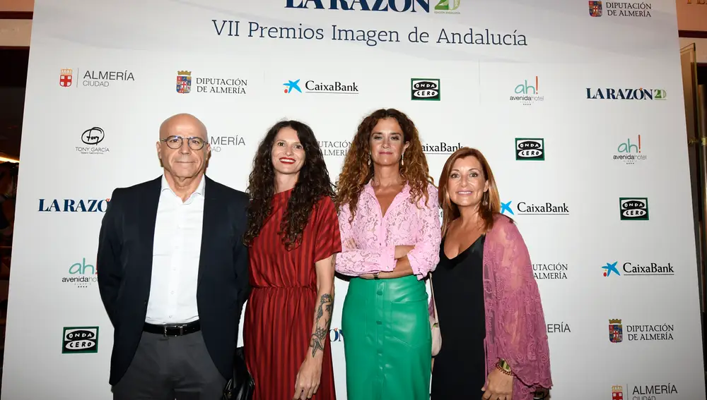Adrián García, Trini Marcos, Laura Rodríguez-Carretero y Ana Terrás