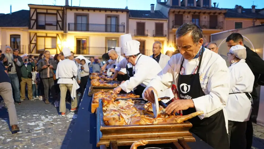 Fiesta de exaltación de cochinillo en Segovia