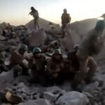 Captura del vídeo que supuestamente capta la ejecución de militares armenios a manos de soldados azeríes