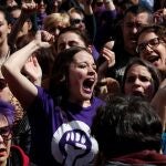 Protesta feminista en Madrid