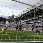 Haaland celebra el gol que marcó al Southampton