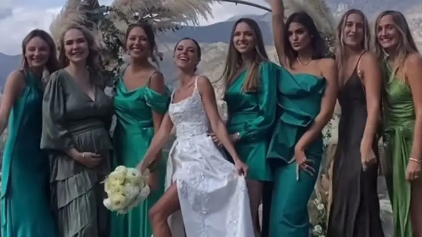 Marta Lozano en la boda de Di Terehova