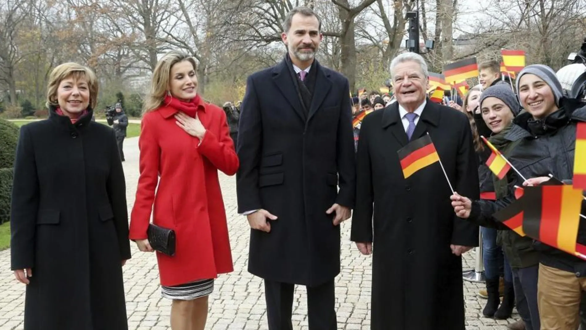Los Reyes visitaron Alemania en 2014