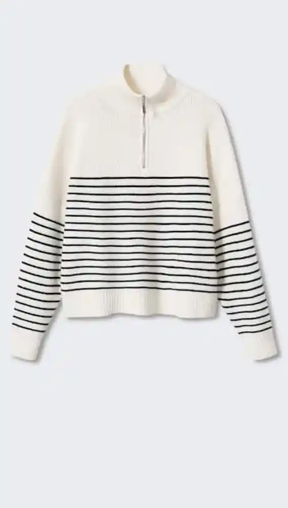 Jersey punto rayas, de Mango
