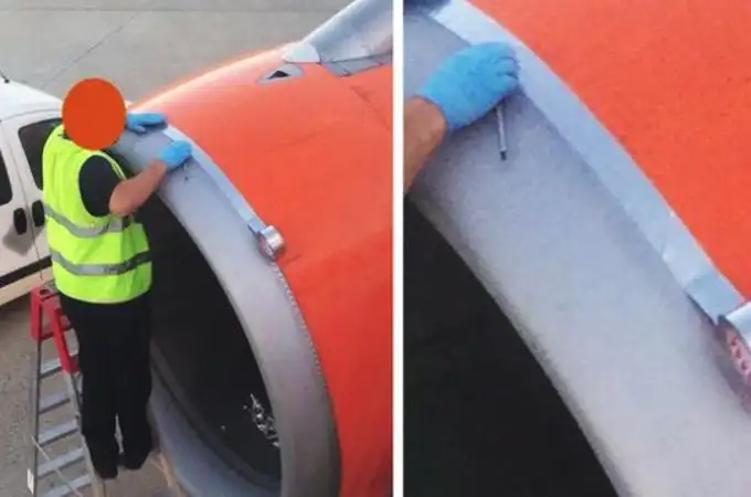 Cinta adhesiva en aviones: por qué se utiliza para arreglar desperfectos
