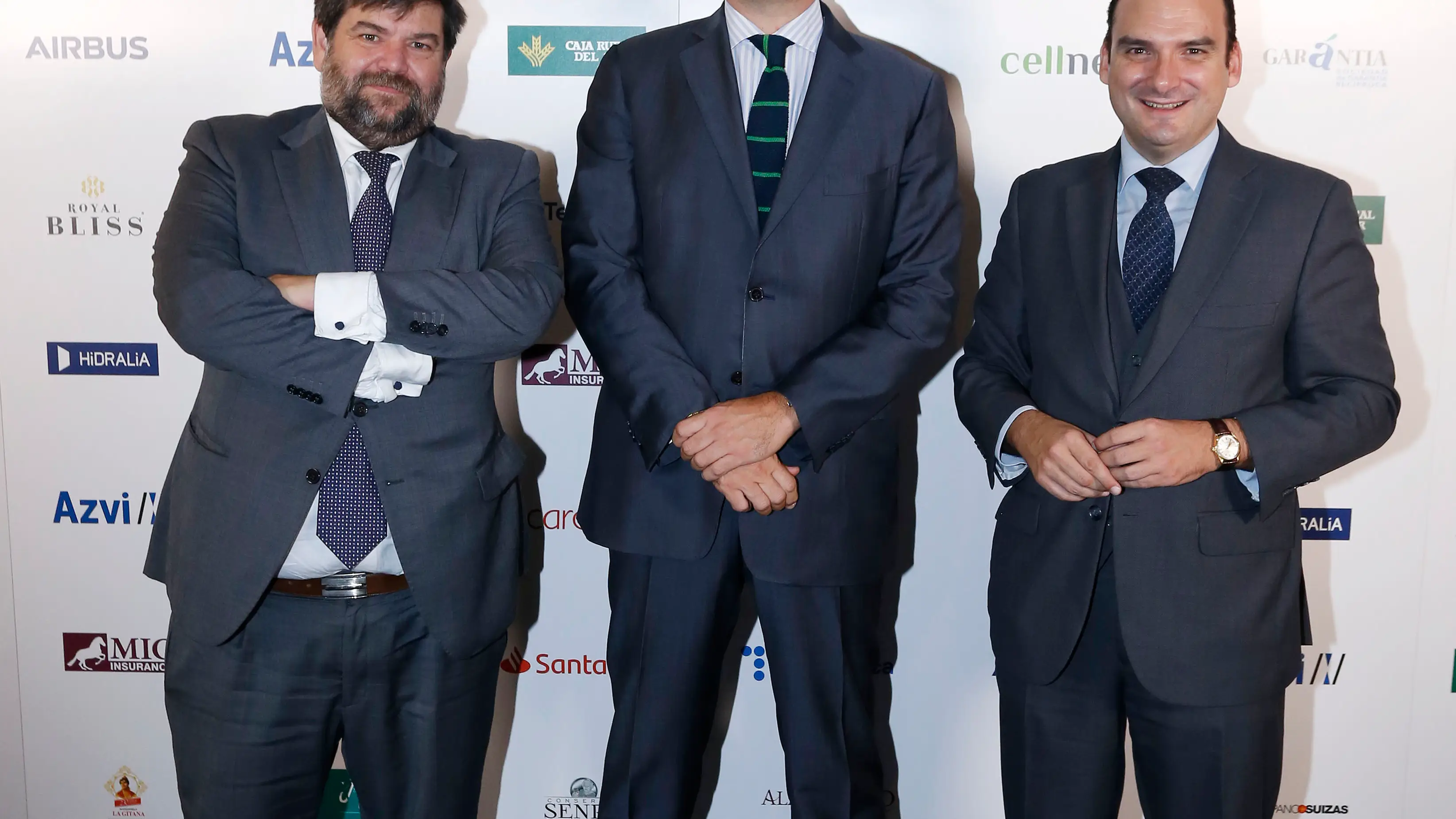 Antonio Rivero, Pedro Jiménez y Rafael Belmonte