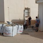 La zona en la que se realizan las obras