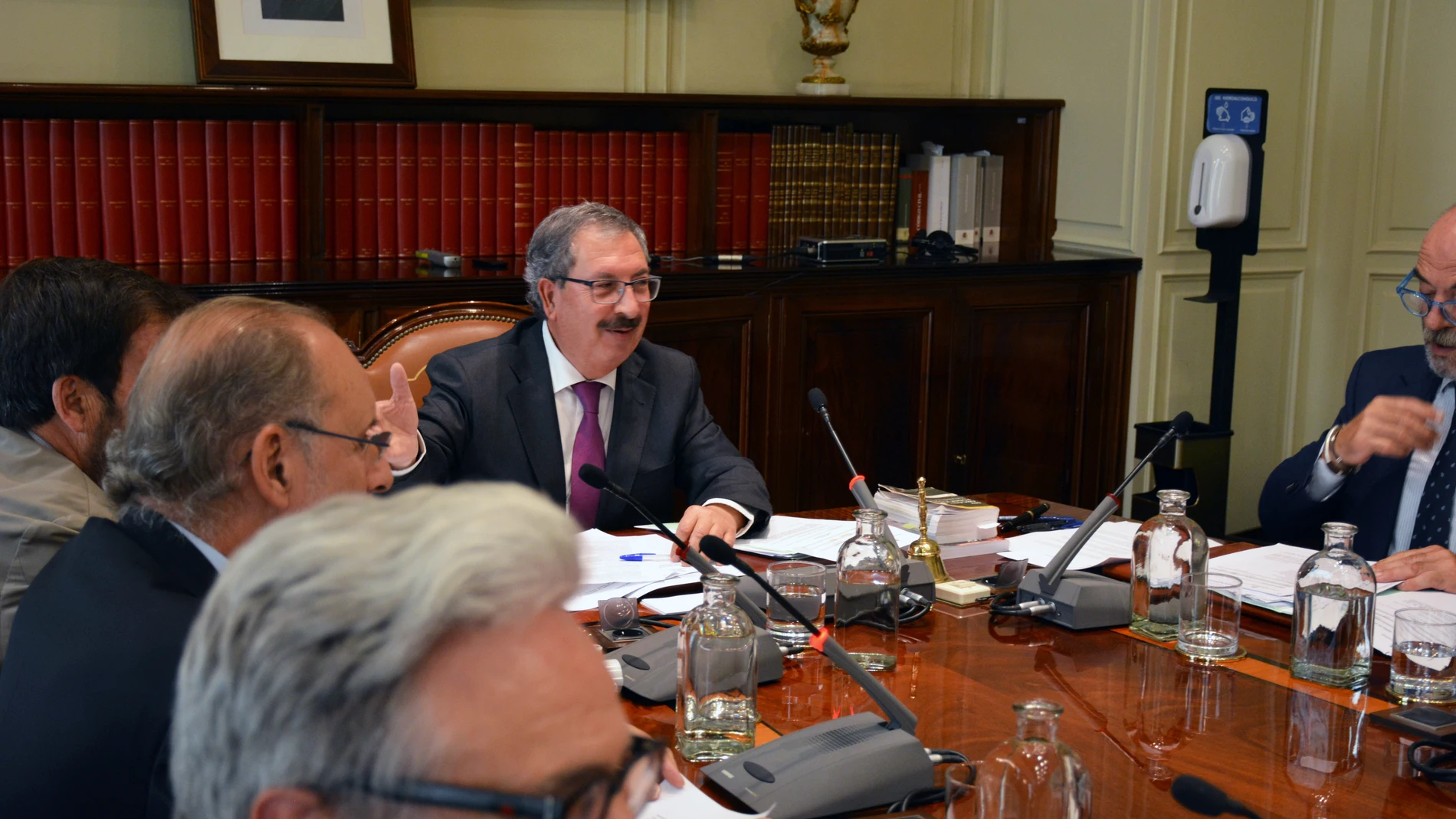 Pleno del CGPJ con el vocal Rafael Mozo como presidente en funciones