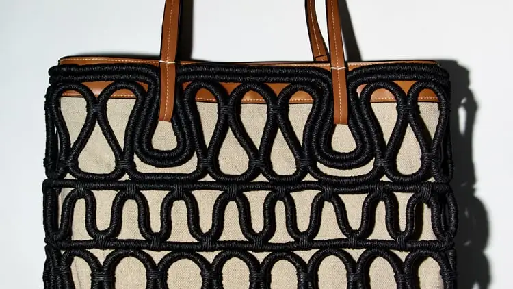 Bolso shopper combinado, de Zara