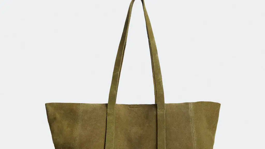 Bolso shopper piel, de Mango