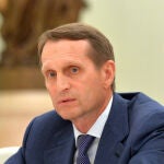 Serguéi Narishkin, ex jefe del espionaje ruso