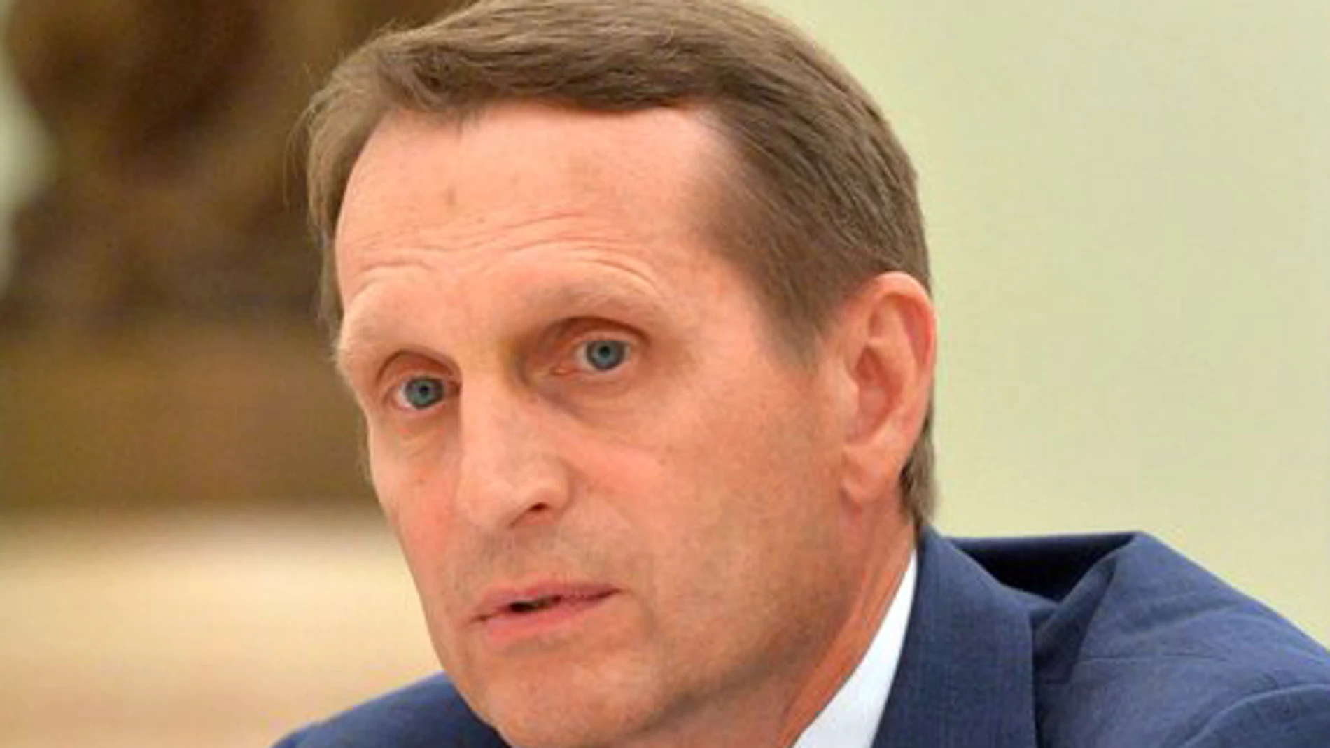 Serguéi Narishkin, ex jefe del espionaje ruso
