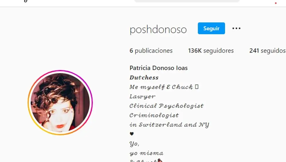 Instagram de Patricia Donoso