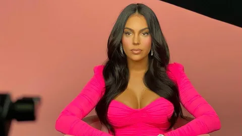 Georgina Rodríguez en el rodaje de 'Soy Georgina 2'
