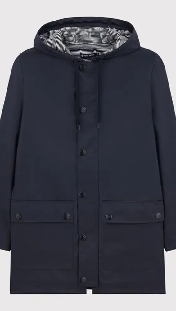 Chubasquero icónico de material reciclado y algodón orgánico, de Petit Bateau