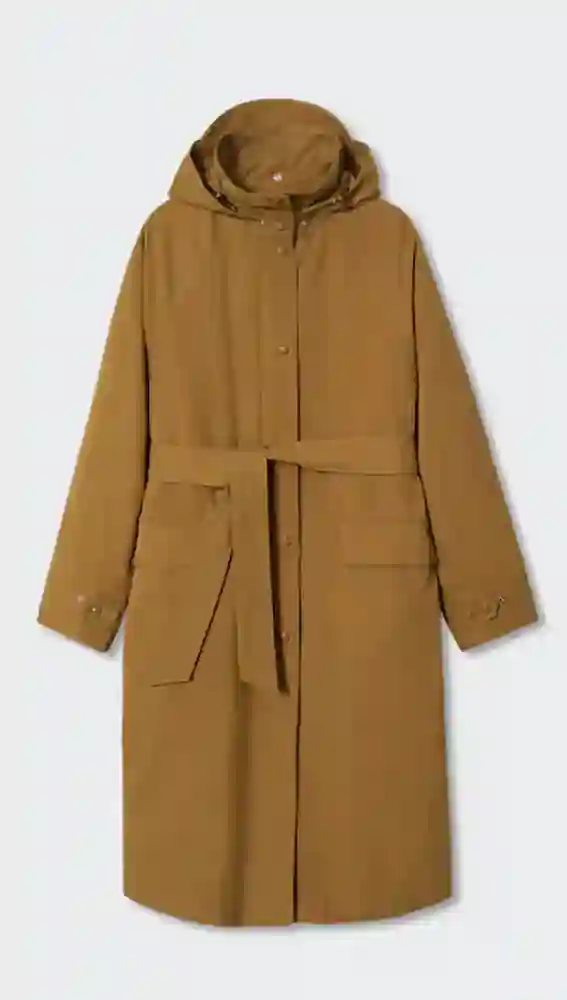 Parka impermeable anorak interior, de Mango