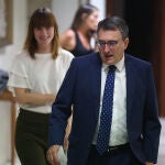 El portavoz del PNV en el Congreso, Aitor Esteban, a su llegada a una rueda de prensa previa a la Junta de Portavoces, en el Congreso de los Diputados, a 18 de octubre de 2022, en Madrid (España).18 OCTUBRE 2022;CONGRESO;CONGRESO DE LOS DIPUTADOS;JUNTA DE PORTAVOCES;POLITICOSEduardo Parra / Europa Press18/10/2022