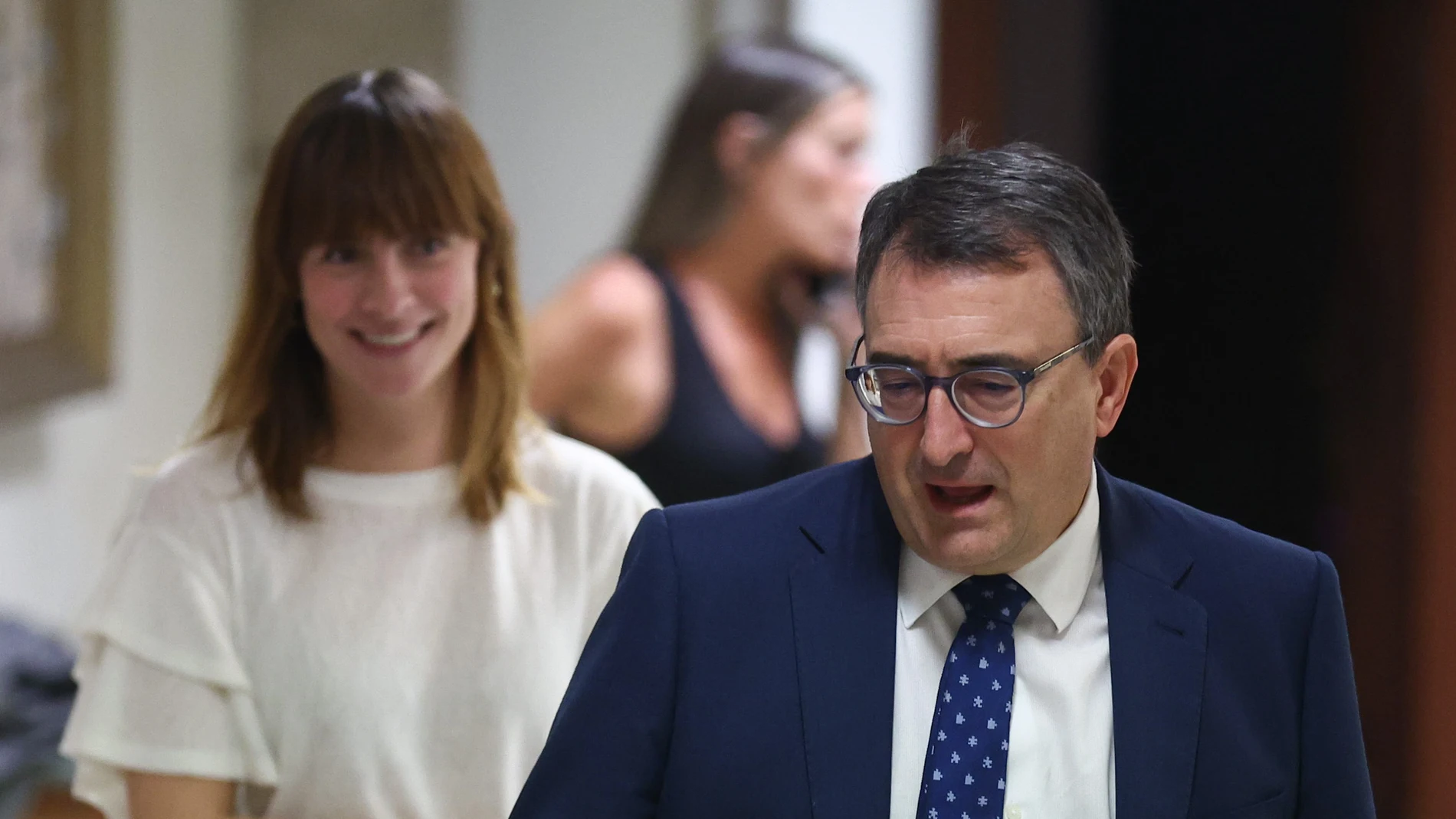 El portavoz del PNV en el Congreso, Aitor Esteban, a su llegada a una rueda de prensa previa a la Junta de Portavoces, en el Congreso de los Diputados, a 18 de octubre de 2022, en Madrid (España).18 OCTUBRE 2022;CONGRESO;CONGRESO DE LOS DIPUTADOS;JUNTA DE PORTAVOCES;POLITICOSEduardo Parra / Europa Press18/10/2022