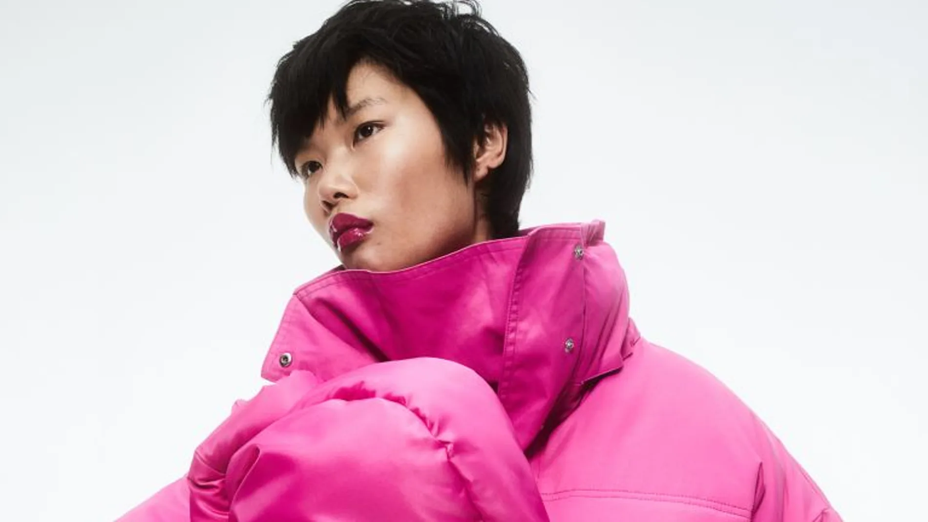 Anorak de H&M en color rosa fucsia