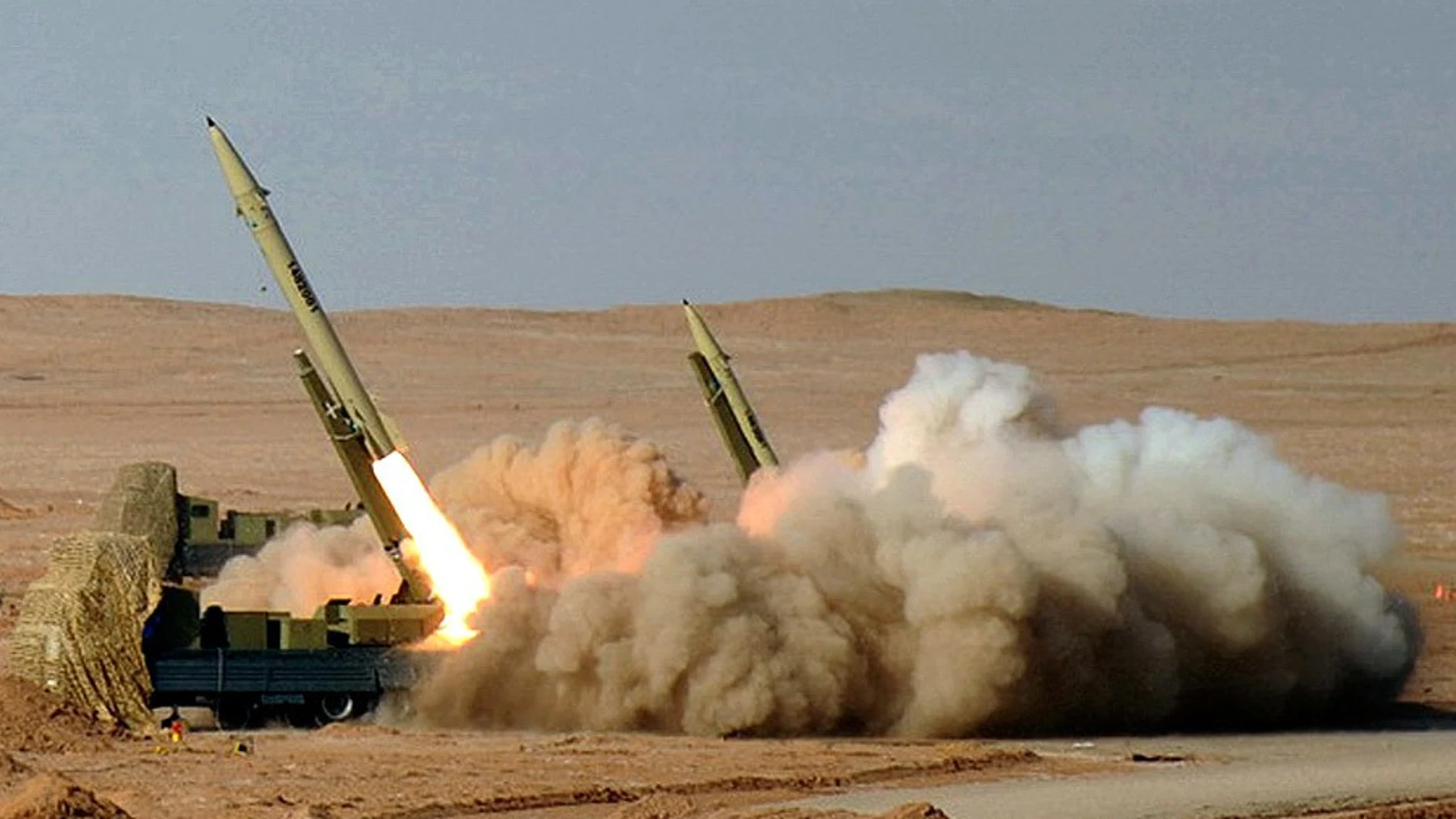 Un misil iraní Fateh-110