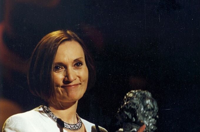 La directora Pilar Miró, en 1996