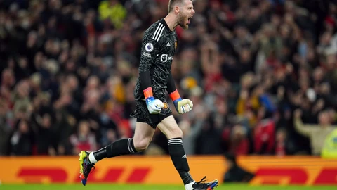 David de Gea con el Manchester United.