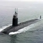 El submarino de EEUU USS West Virginia de propulsión nuclear