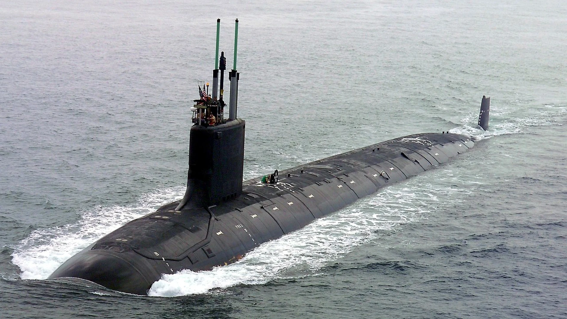 El submarino de EEUU USS West Virginia de propulsión nuclear