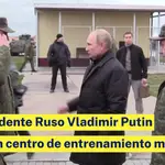 Russia&#39;s Putin Visits Military Draft Training Centre