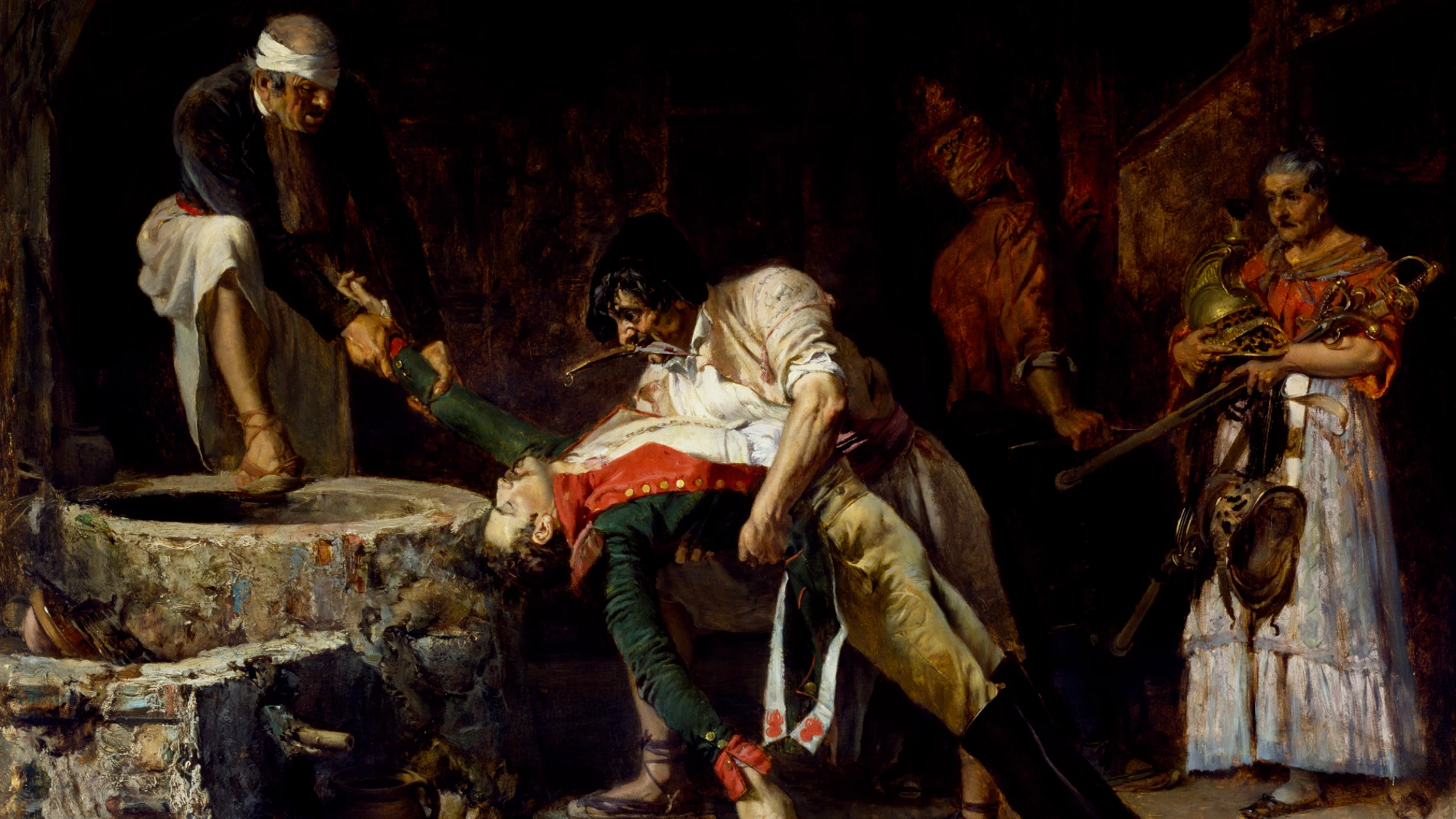 «España, 1812. La ocupación francesa» (1866), óleo sobre lienzo de Eduardo Zamacois y Zabala (1841-1871)