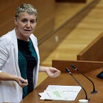La portavoz del grupo de Compromís en Les Corts, Papi Robles