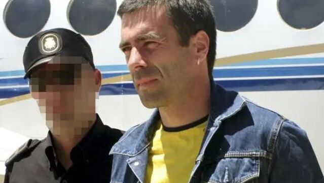 Ibon Fernández, "Susper", cuado fue entregado temporalmente a España
