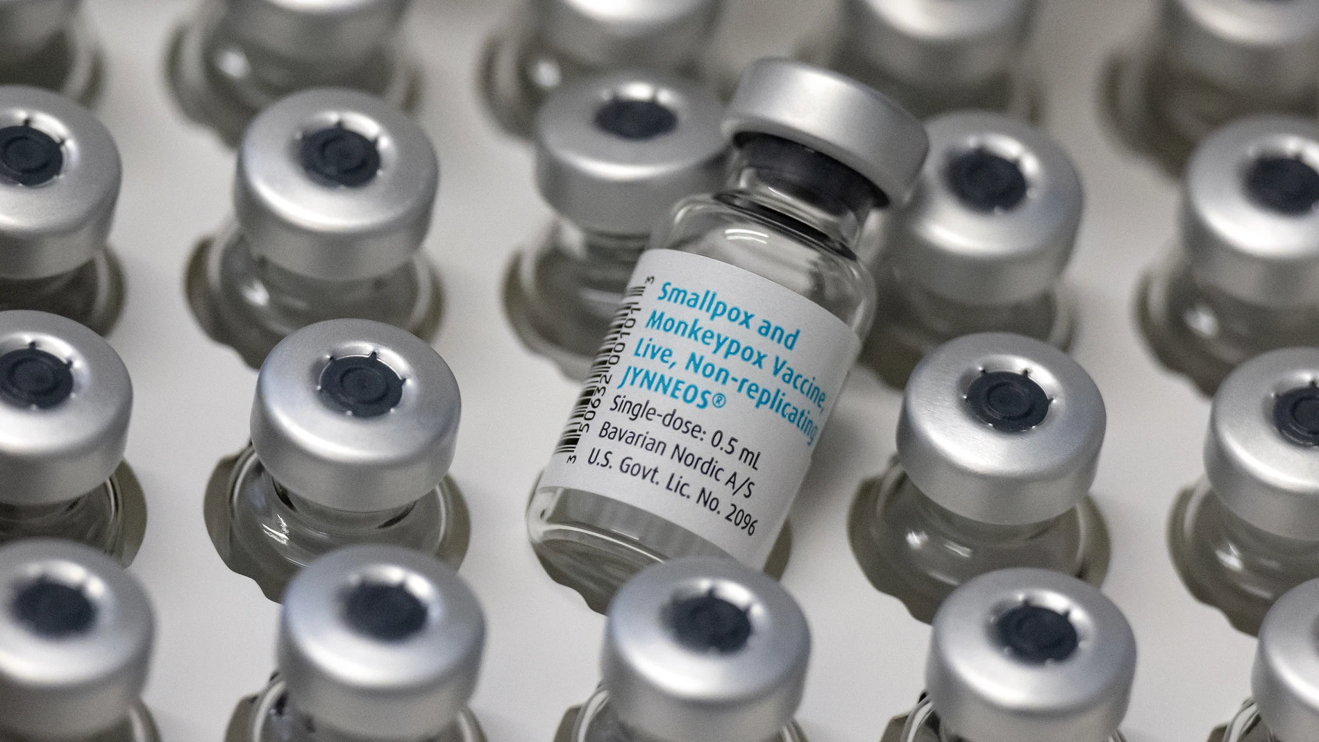 Viales de la vacuna frente a la viruela del mono de Bavarian Nordic