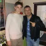 Alejandro Biestro y Fede Valverde antes de que el uruguayo se fuese al Real Madrid