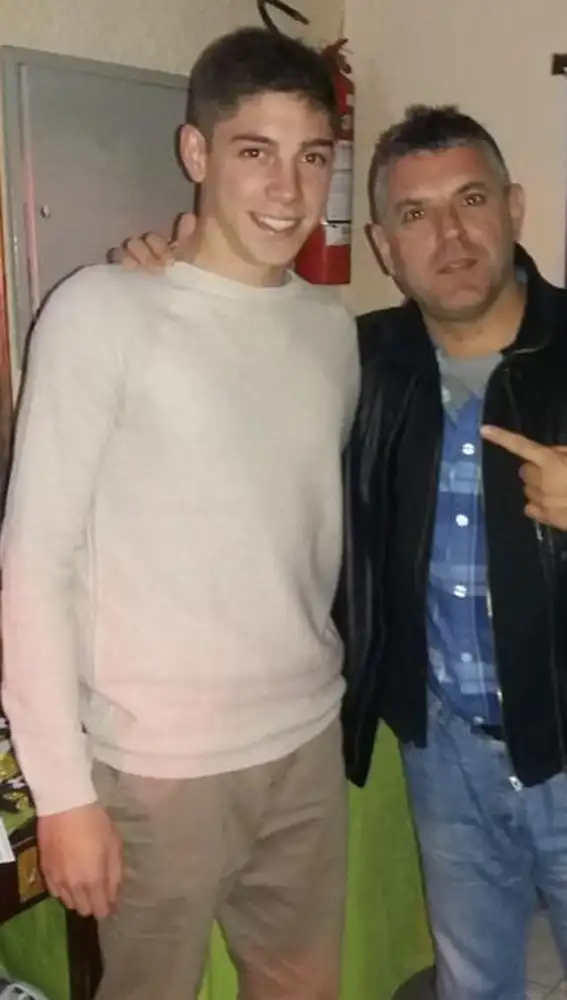 Alejandro Biestro y Fede Valverde antes de que el uruguayo se fuese al Real Madrid