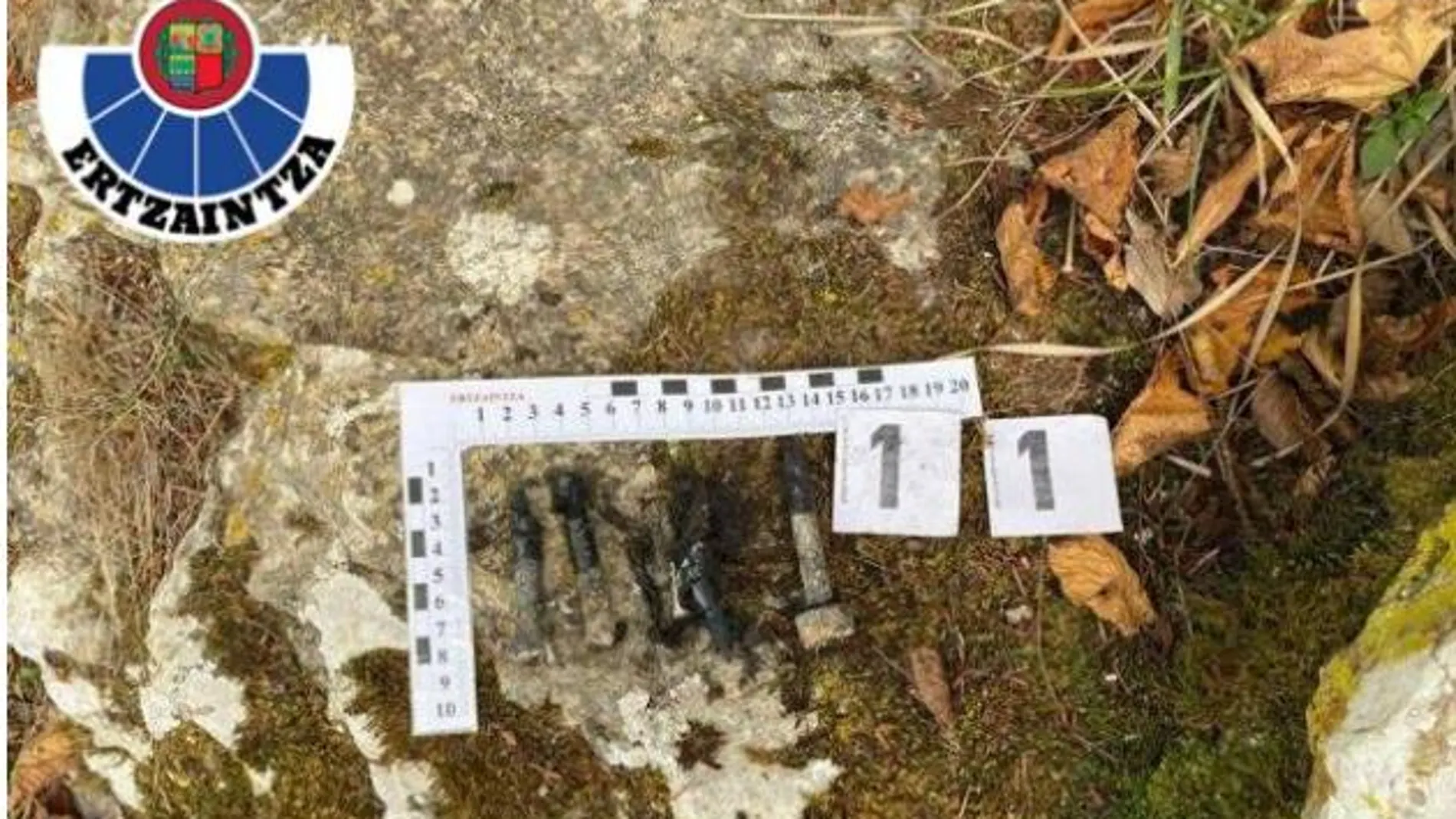 Parte del material encontrado (Ertzaintza)