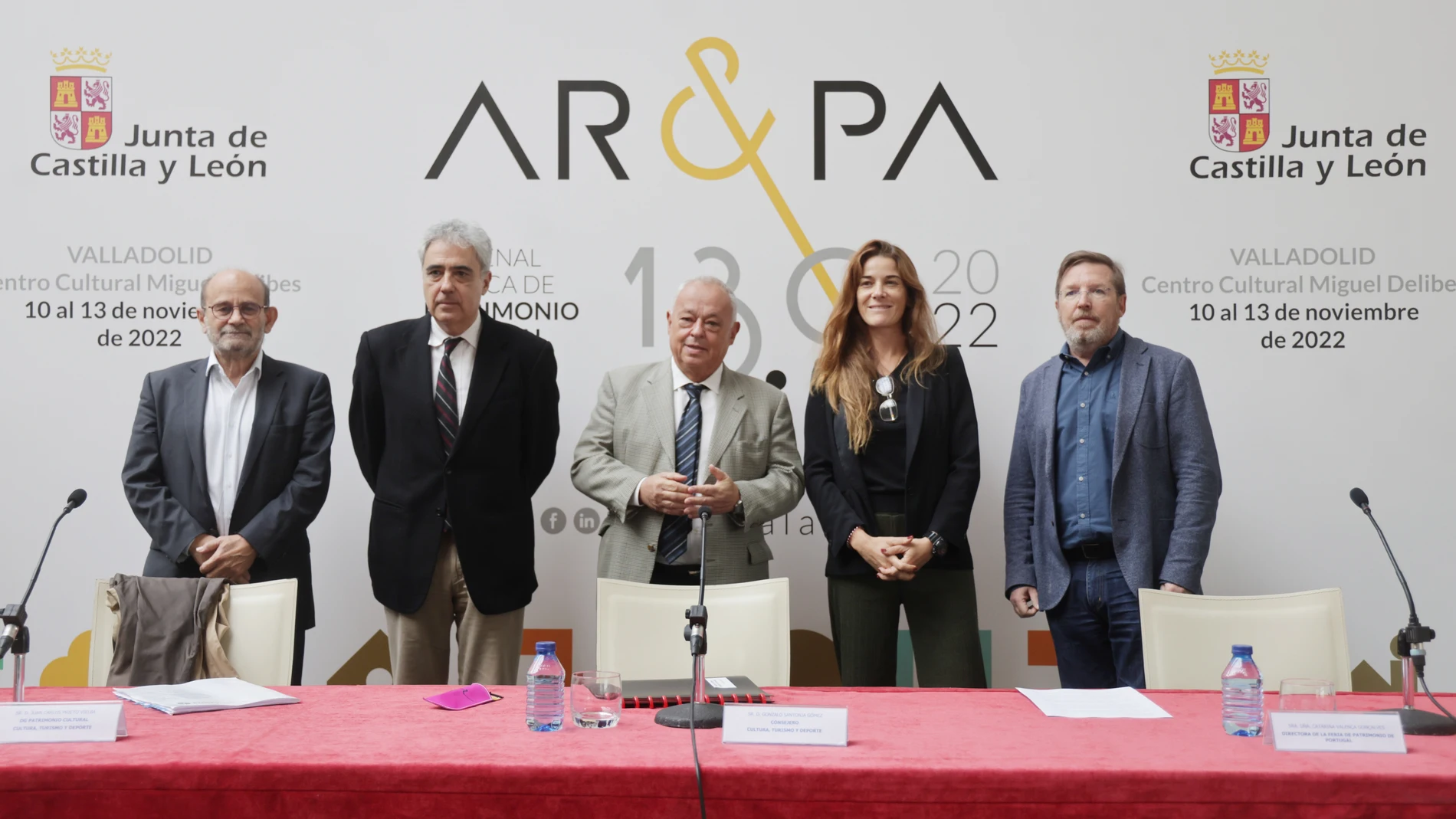 Gonzalo Santonja, consejero de cultura de la Junta de Castilla y León presenta de la Bienal Ibérica de Patrimonio Cultural AR&PA