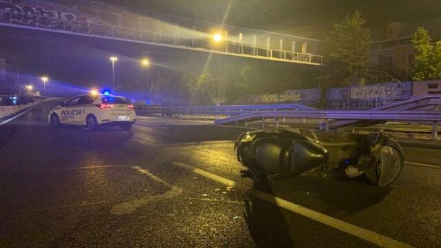 Accidente en Arganzuela