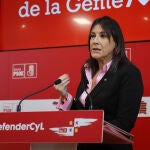 La secretaria de Organización del PSOECyL y procuradora por Zamora, Ana Sánchez, analiza temas de actualidad