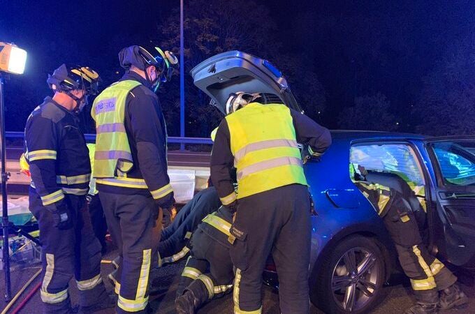 Trabajos de los servicios de Emergencias