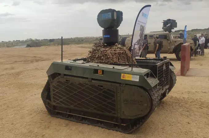 Themis, el vehículo no tripulado que combate en Ucrania y que ya prueba la Legión en España