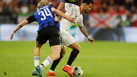 Suso con el Sevilla.