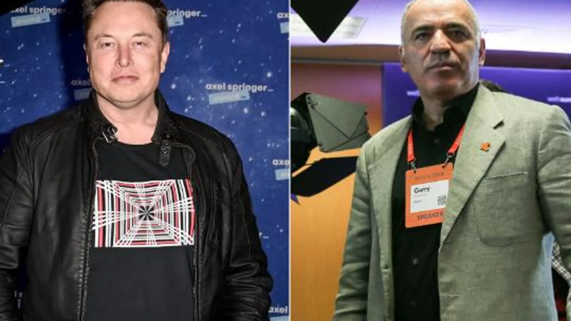 Elon Musk y Gari Kasparov